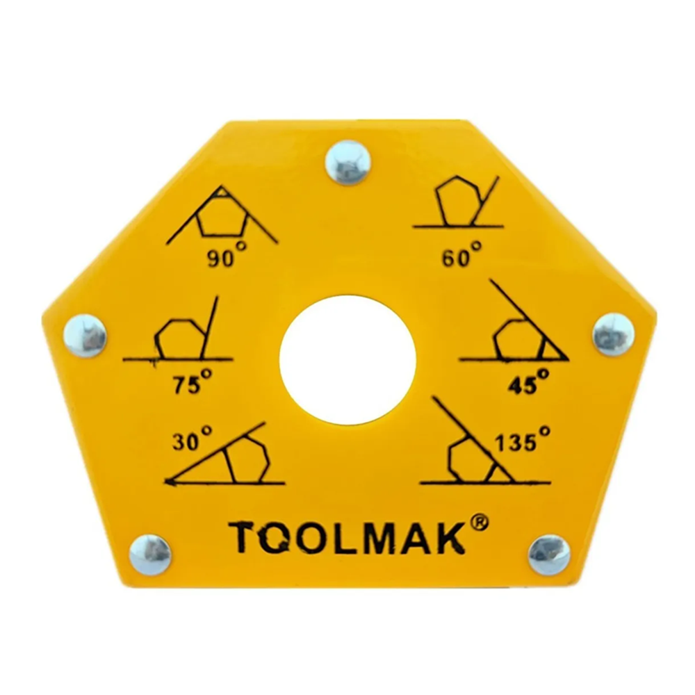ESCUADRA TOOLMAK MAGNETICA 50 LBS SOLDAR MULTI-ANGULO TMK19657 - 1