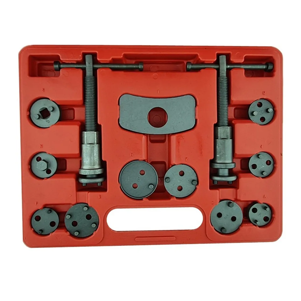 KIT COMPRIMIR PISTON CALIPER FRENOS 18 PIEZAS UNIVERSAL - 2