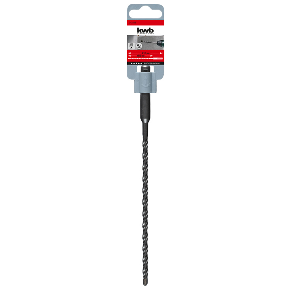 BROCA KWB CONCRETO SDS PLUS 210X150X8MM 242138 - 1
