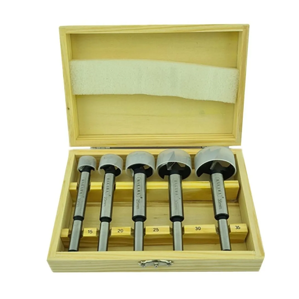 BROCA MAKAWA KIT SET JUEGO FORTSNER MADERA 5 PIEZAS MK0993 - 1