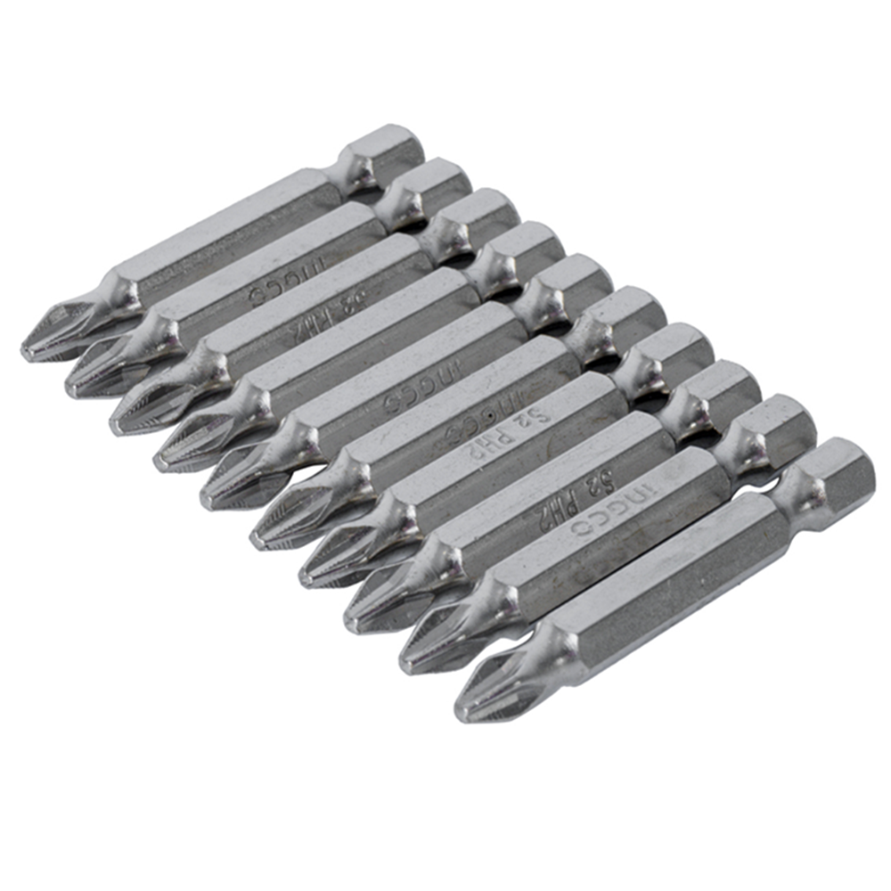 PUNTAS INGCO PHILLIPS HEX S2 PH2 10PCS MAGNETICO - 2