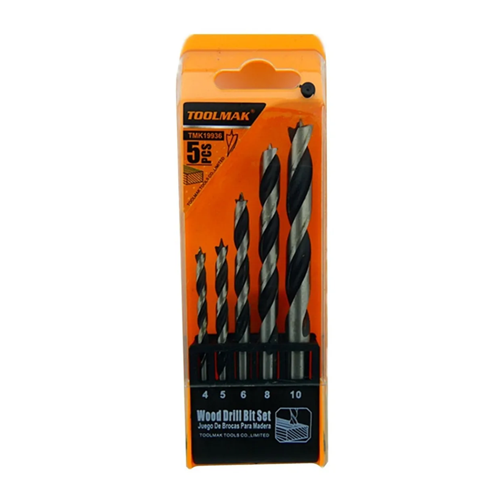 BROCA TOOLMAK KIT SET JUEGO MADERA 5 PIEZAS TMK19936 - 1