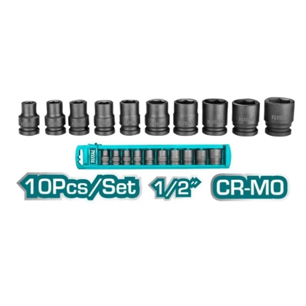 JUEGO SET DE DADOS CORTO DE IMPACTO 1/2 10 PIEZAS TOTAL THISTD12101 - 3