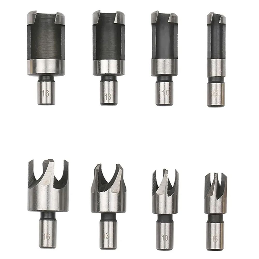 BROCA KAMASA KIT JUEGO AVELLANADO CARPINTERIA CHAFLAN 8 PCS KM1895 - 1