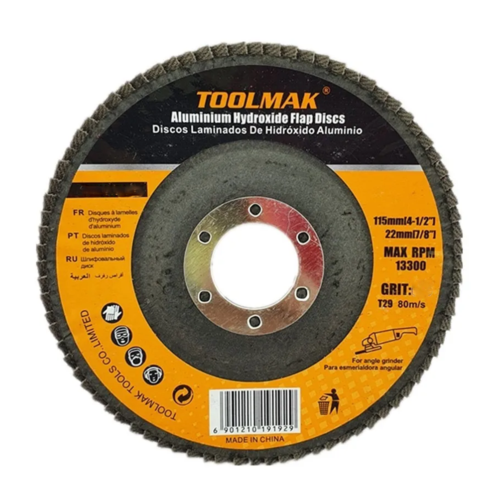 DISCO TOOLMAK PACK 5 LIJAS PULIR TRASLAPADO LAMINADOS MADERA - 2