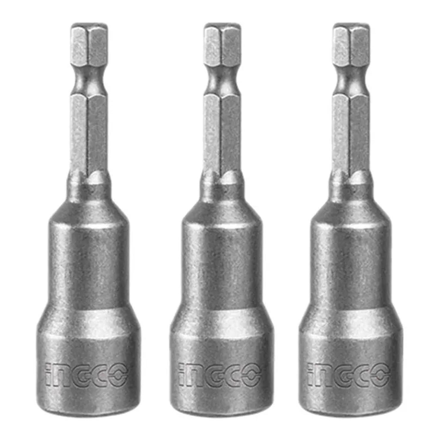 ADAPTADOR INGCO TALADRO 10MM PUNTA MAGNETICA 3 PIEZAS - 1