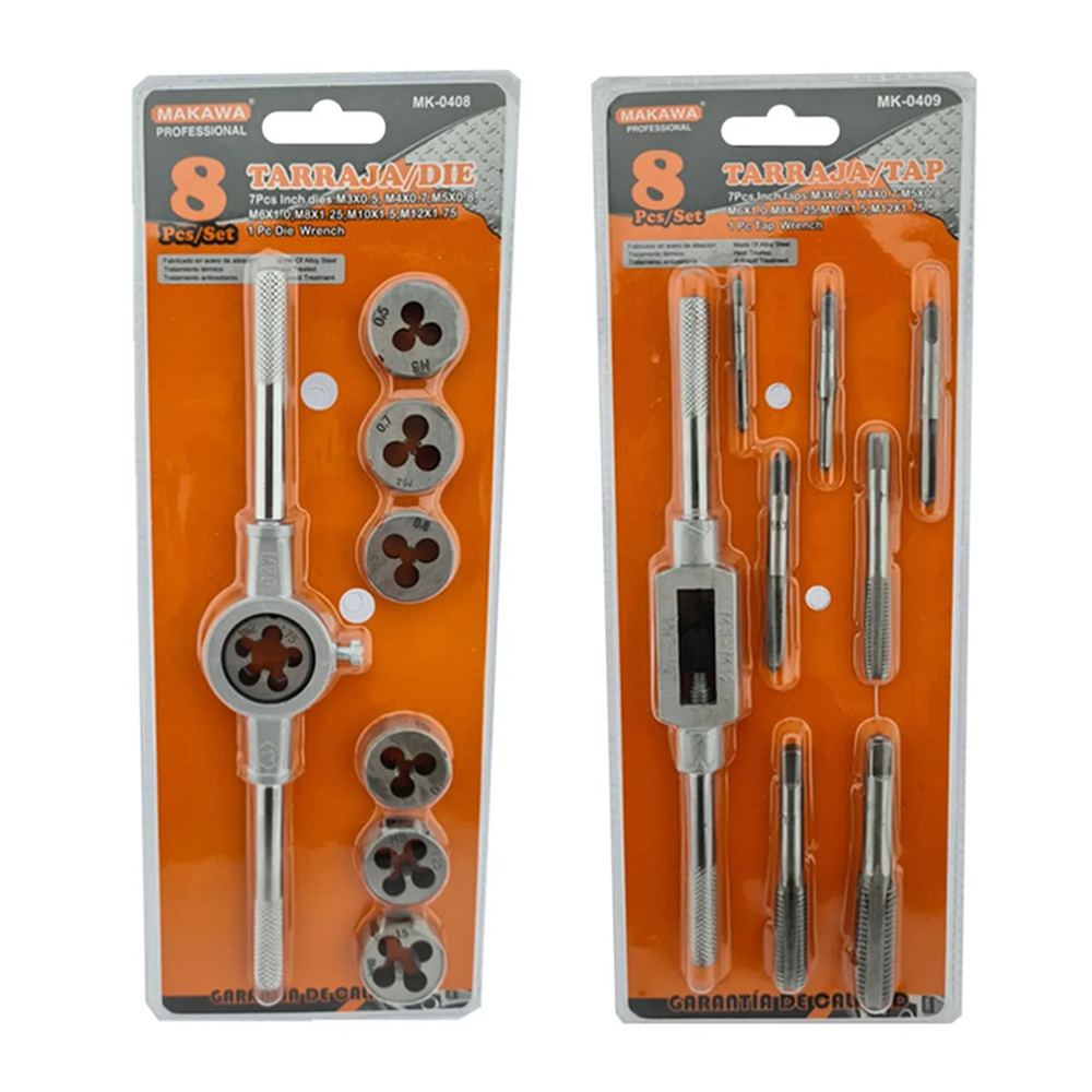 SET KIT JUEGO DE TERRAJAS MACHO Y HEMBRA MAKAWA - 1