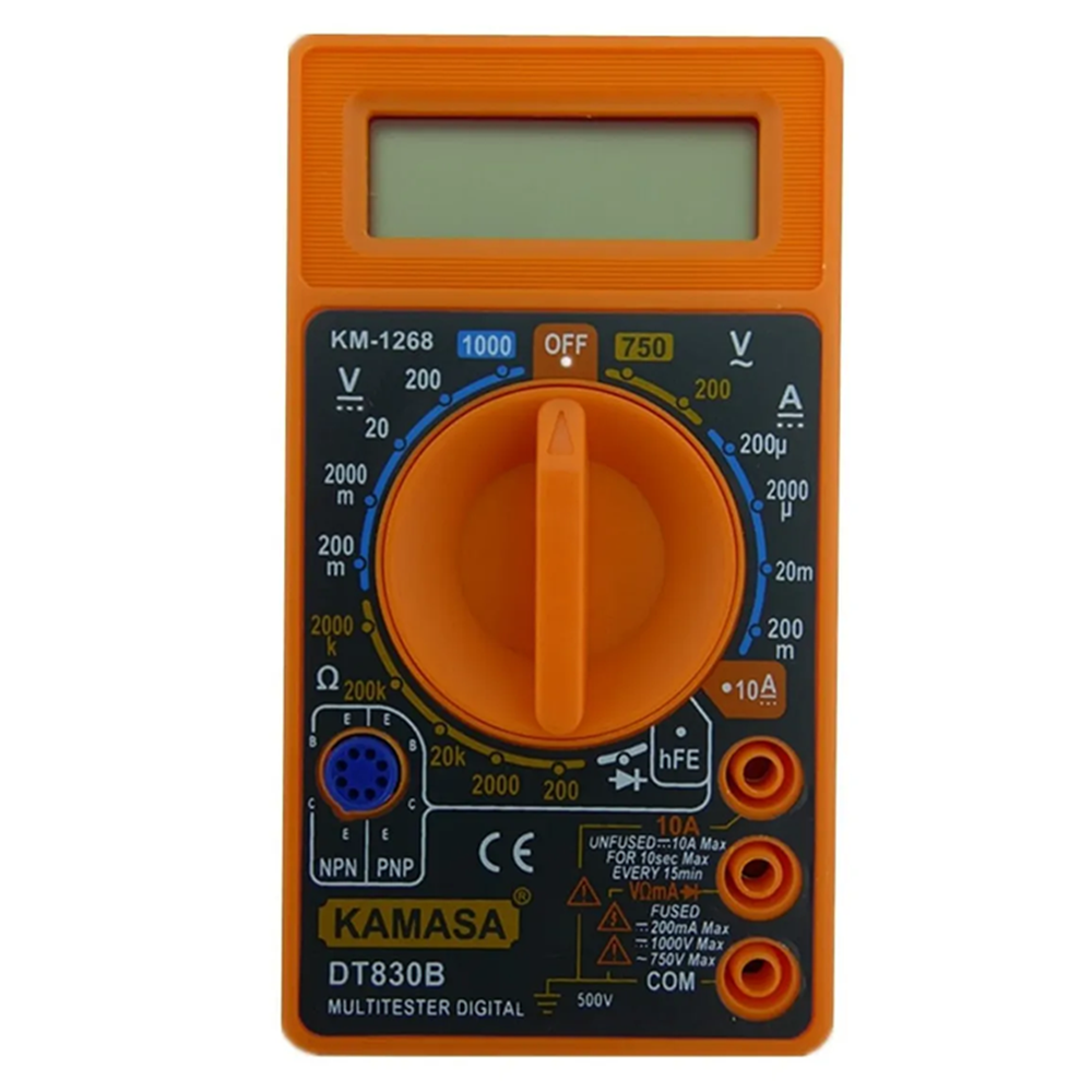 MULTIMETRO MULTITESTER DIGITAL KAMASA KM1268 - 1