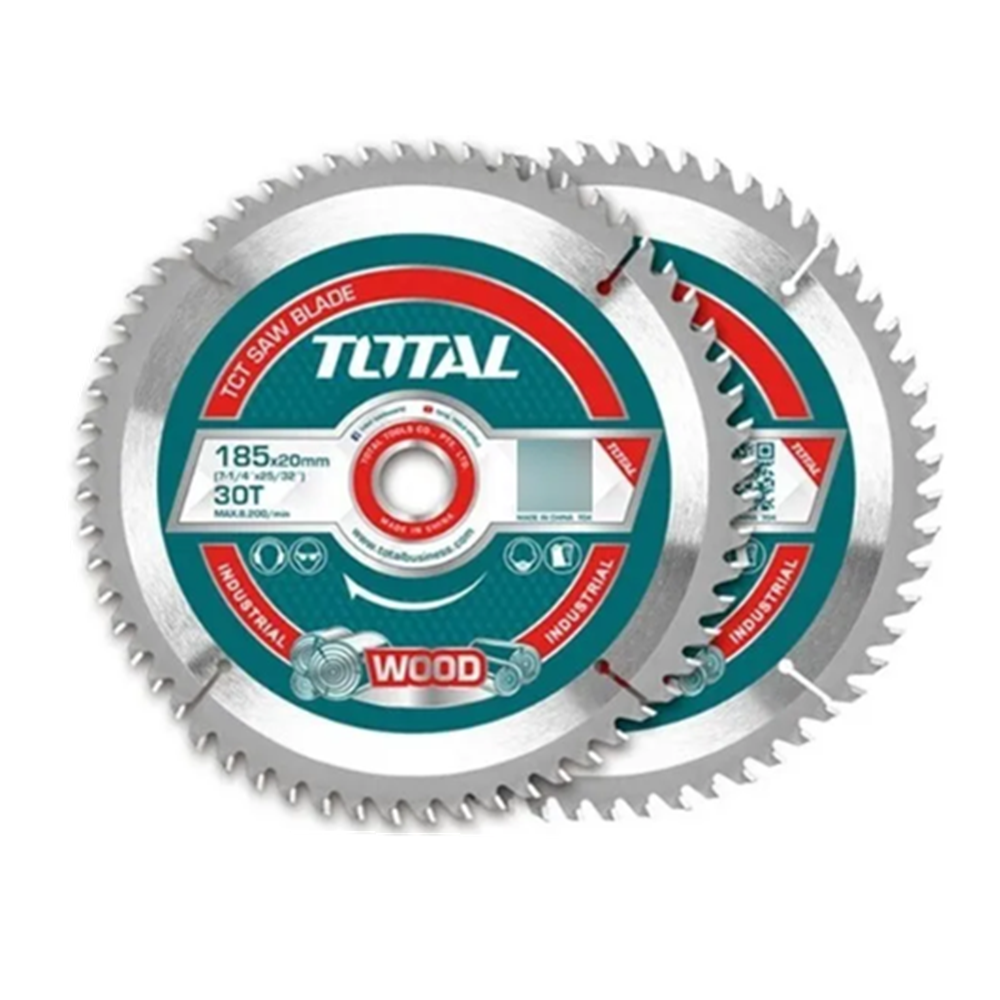 PACK 2 HOJA DISCO SIERRA CIRCULAR 7 1/4 30 DIENTES TOTAL TAC231410 - 1