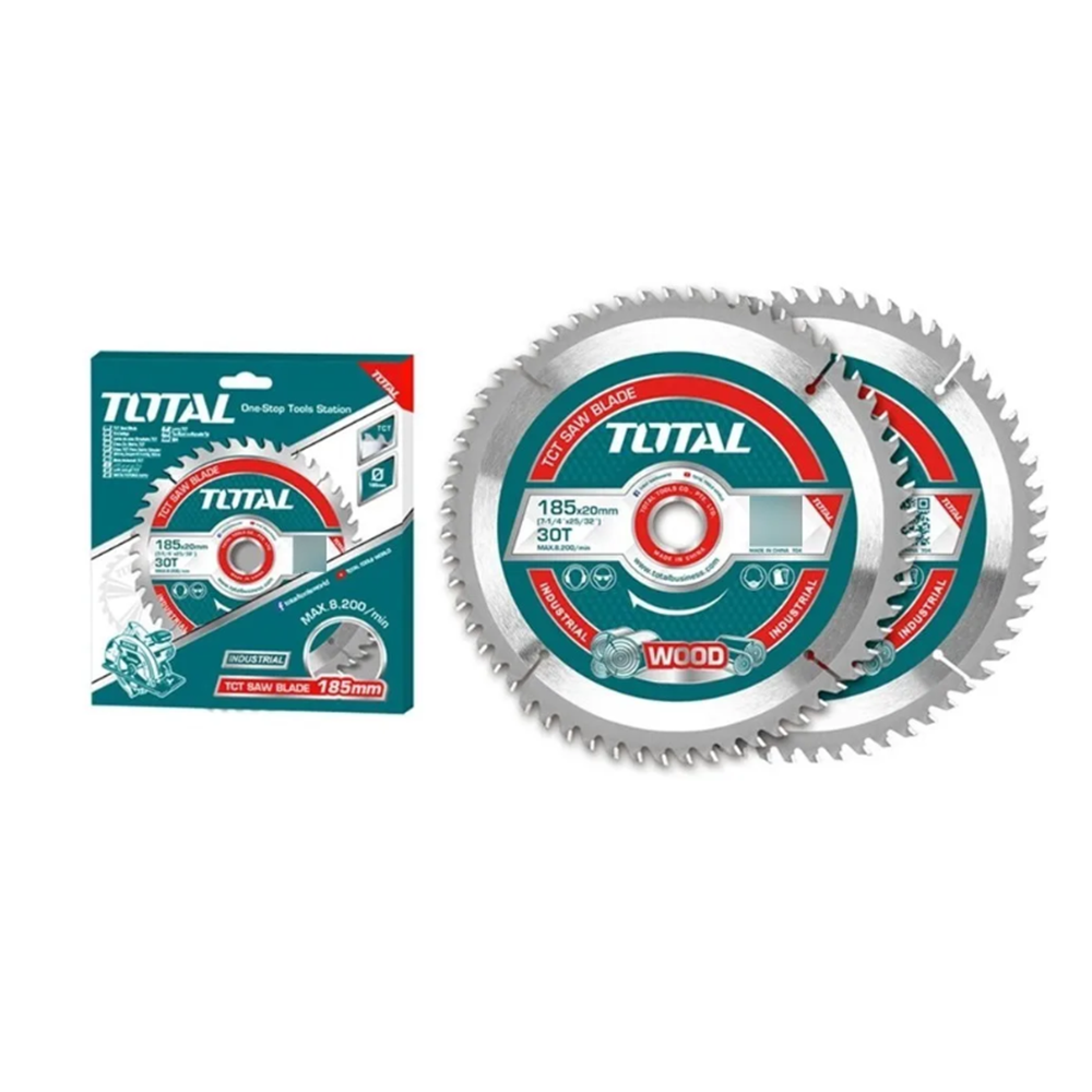 PACK 2 HOJA DISCO SIERRA CIRCULAR 7 1/4 30 DIENTES TOTAL TAC231410 - 3