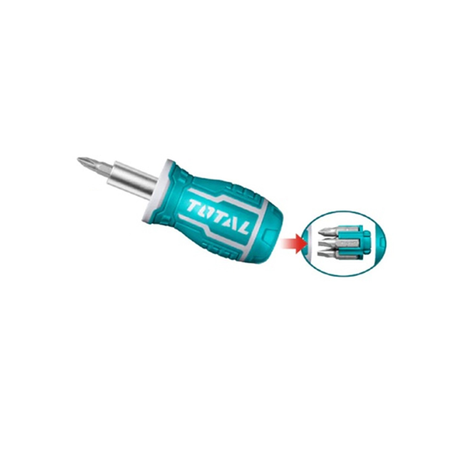 SET DESTORNILLADOR TOTAL TOOLS 8 EN 1 TACSDS0706 - 2