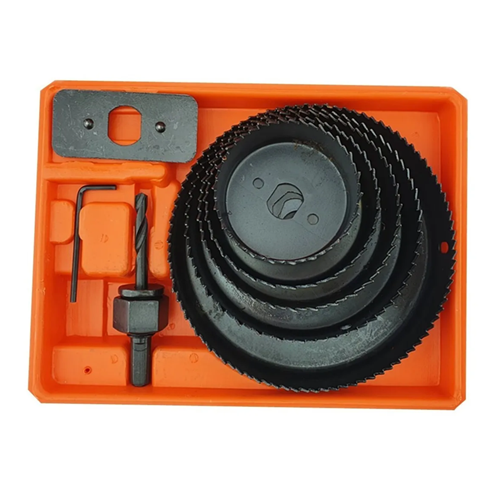 BROCA TOOLMAK JUEGO HOJA SIERRA COPA MADERA 8 PIEZAS TMK19578 - 2
