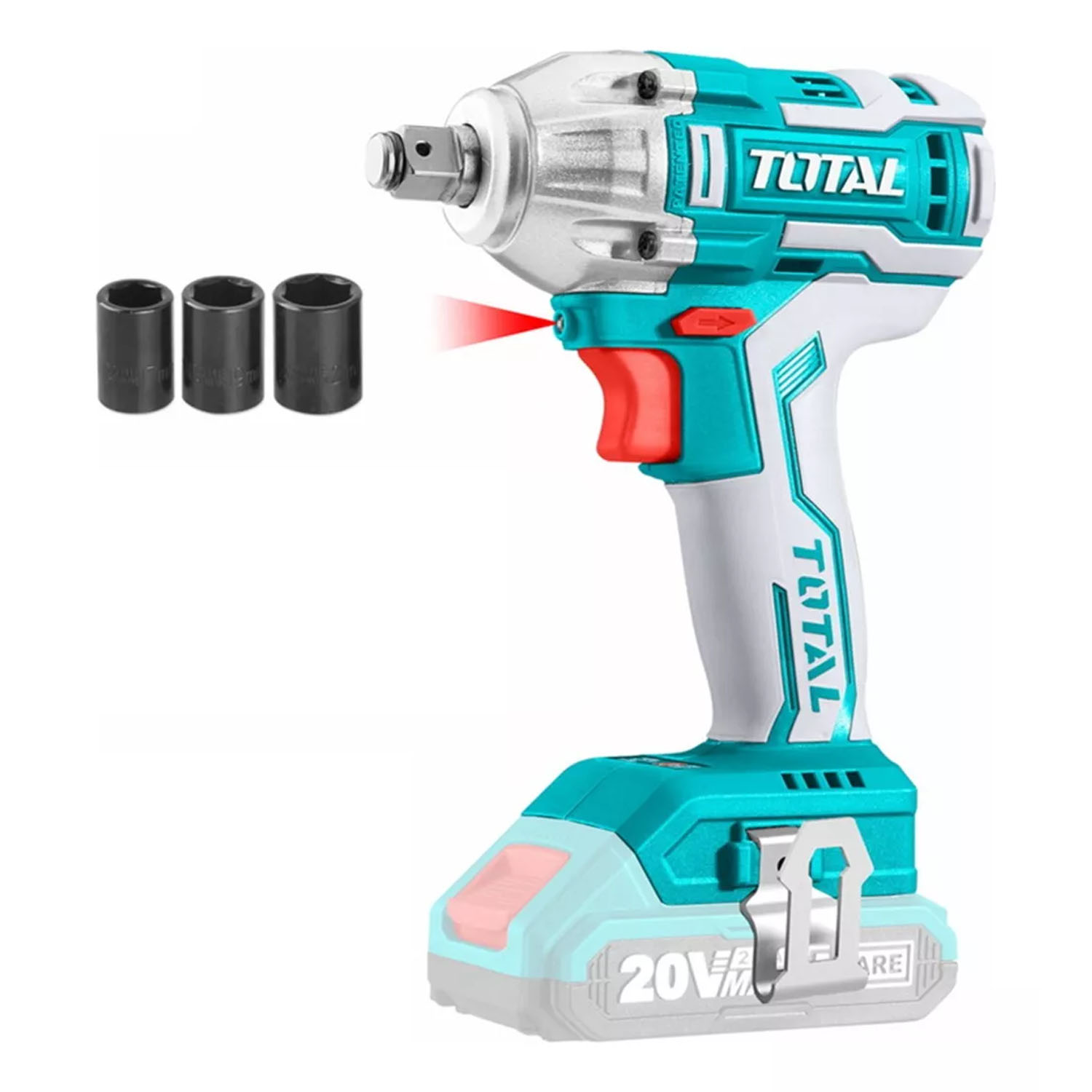TALADRO PISTOLA LLAVE IMPACTO TOTAL TOOLS TIWLI20010 20V - 1