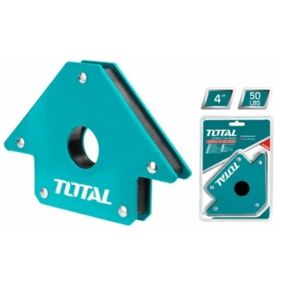 PACK ESCUADRA TOTAL TOOLS MAGNETICA 50 LBS 4" SOLDAR 4 PIEZAS - 2