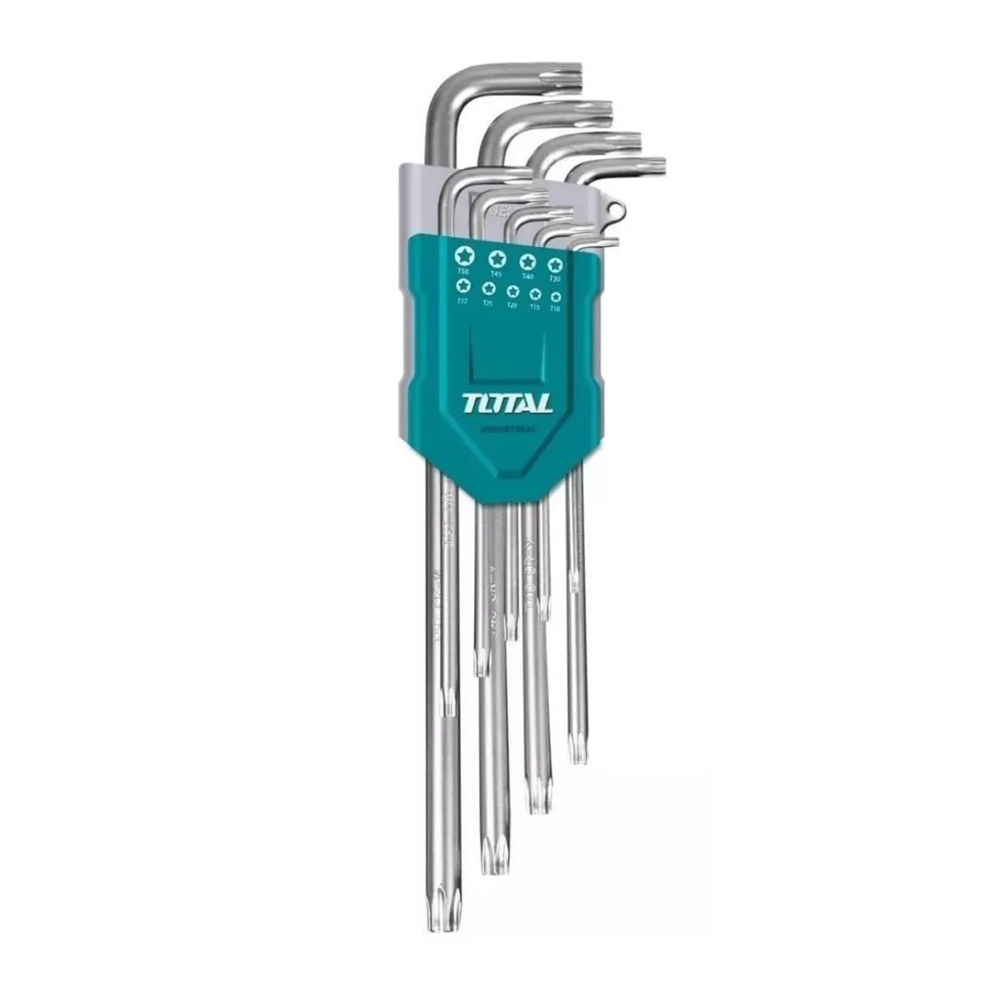 SET LLAVES TOTAL TOOLS MEDIANAS ALLEN ESTRELLA THT106392 9 PIEZAS - 1