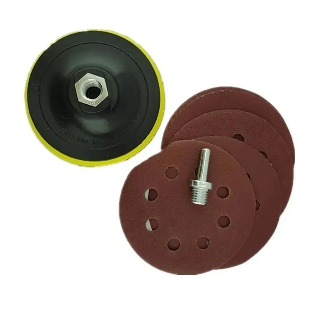 KIT TOOLMAK ACCESORIOS PULIR 180MM 7 PULGADAS CON ADAPTADOR TMK19846 - 1