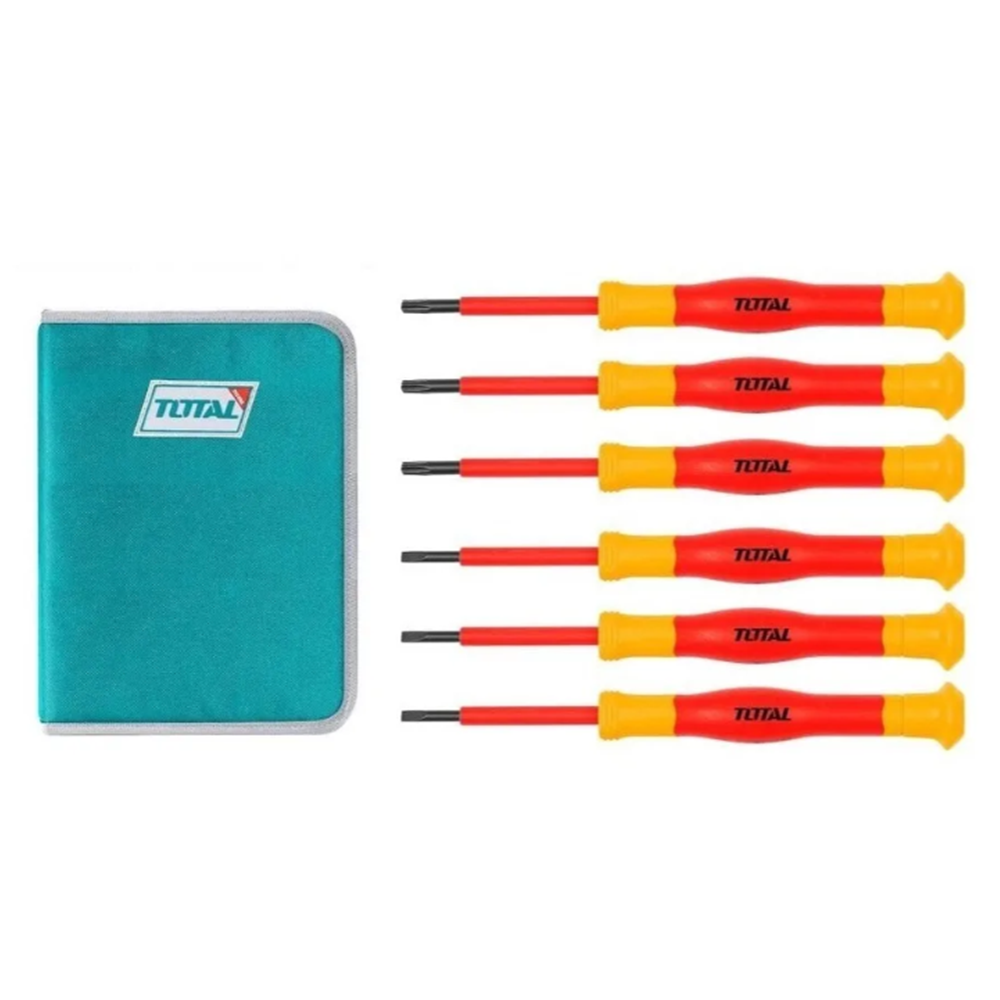KIT JUEGO DESTORNILLADORES DE PRECISION AISLADOS 6 PCS TOTAL - 1