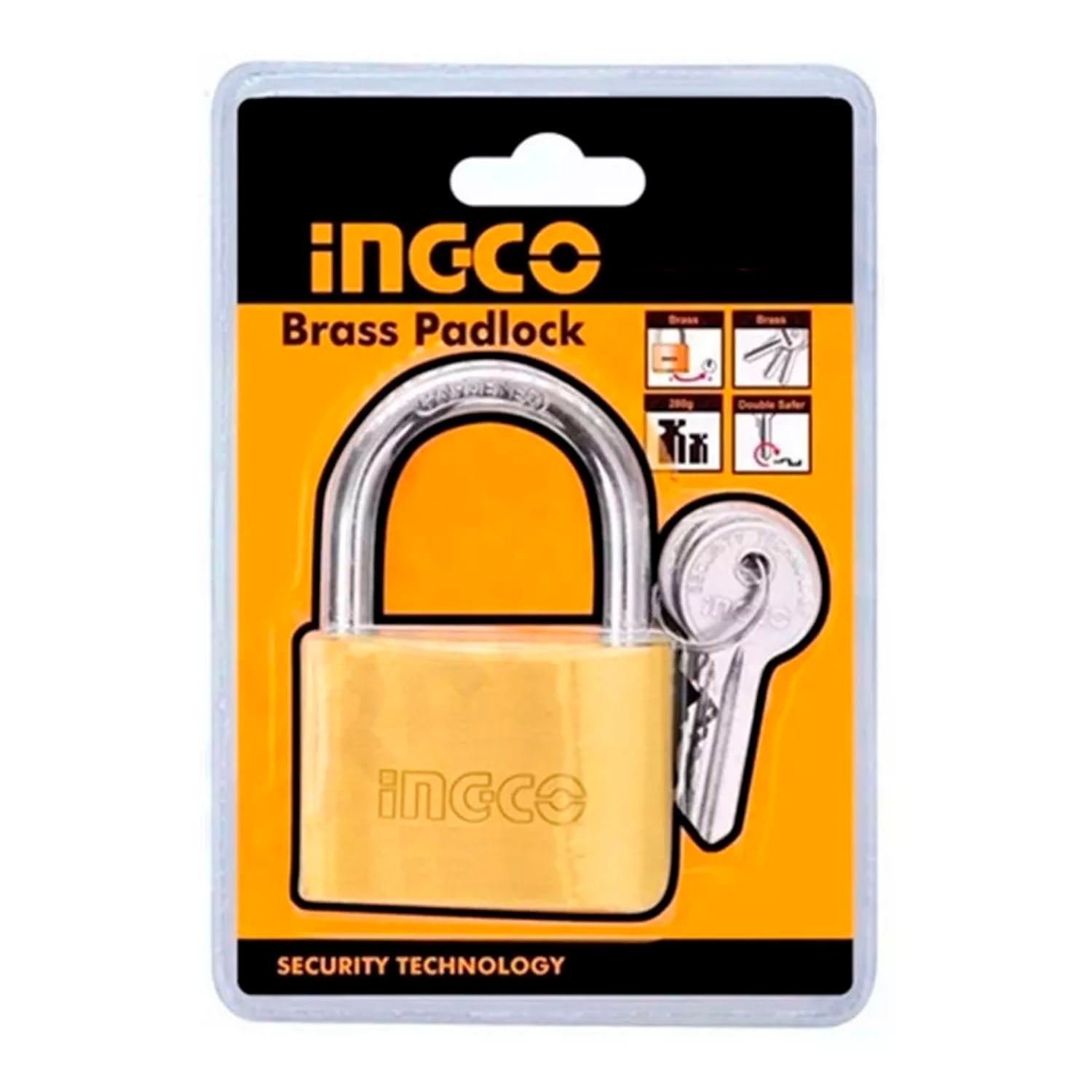 CANDADO SEGURIDAD DE BRONCE 30MM INGCO DBPL0302 - 1