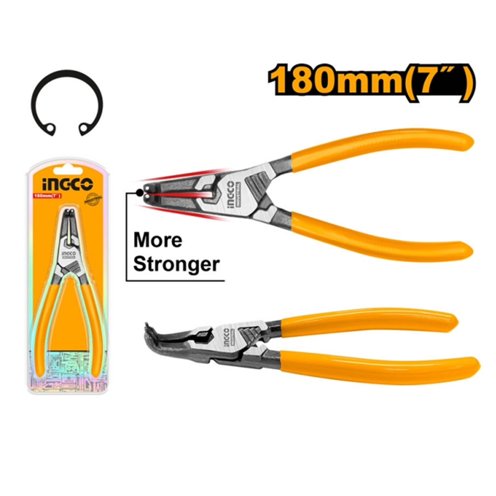 ALICATE INGCO HCCP261804 SACASEGURO CURVO 7" 180MM - 2