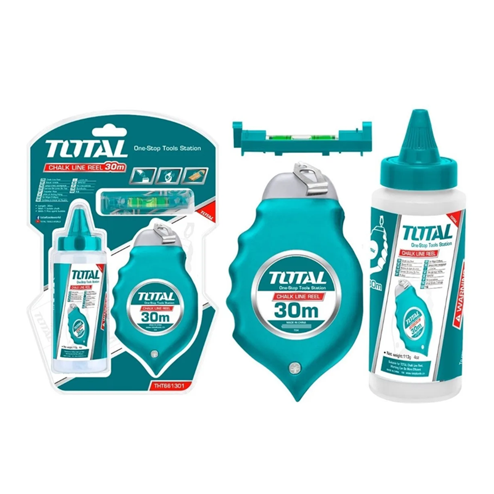 KIT SET JUEGO TIZALINEAS 4 OZ NIVEL TIRALINEAS 3 PIEZAS TOTAL THT661301 - 1