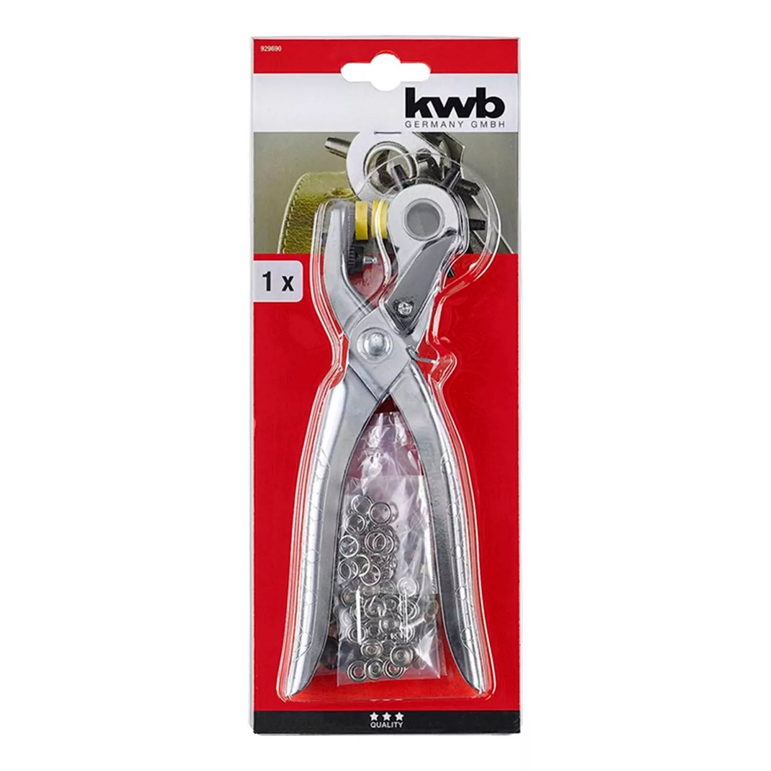 ALICATE SACABOCADO PERFORADOR KWB 929690 - 1