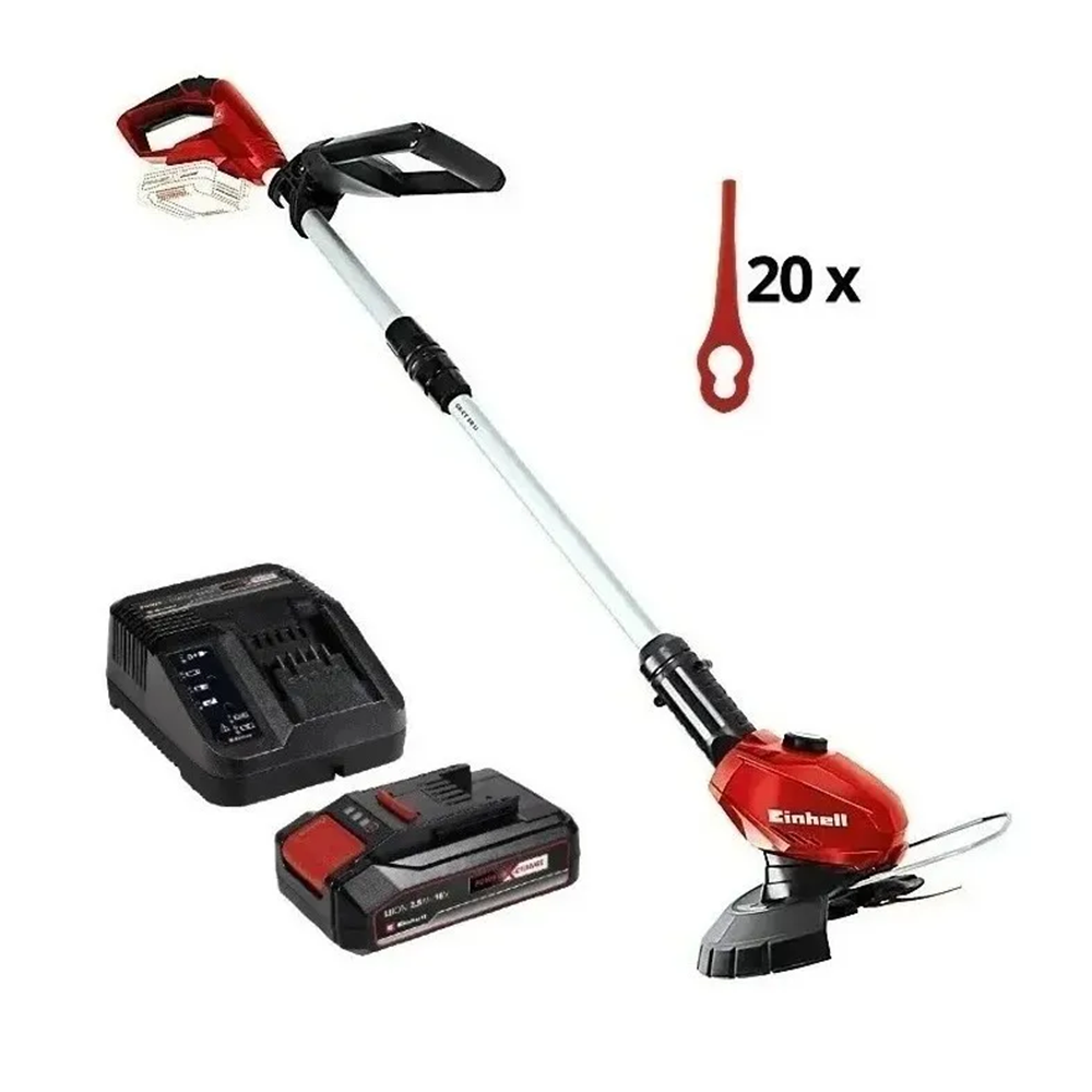 ORILLADORA EINHELL INALAMBRICA 18V + BATERIA 2.5AH + CARGADOR 3411172 - 1