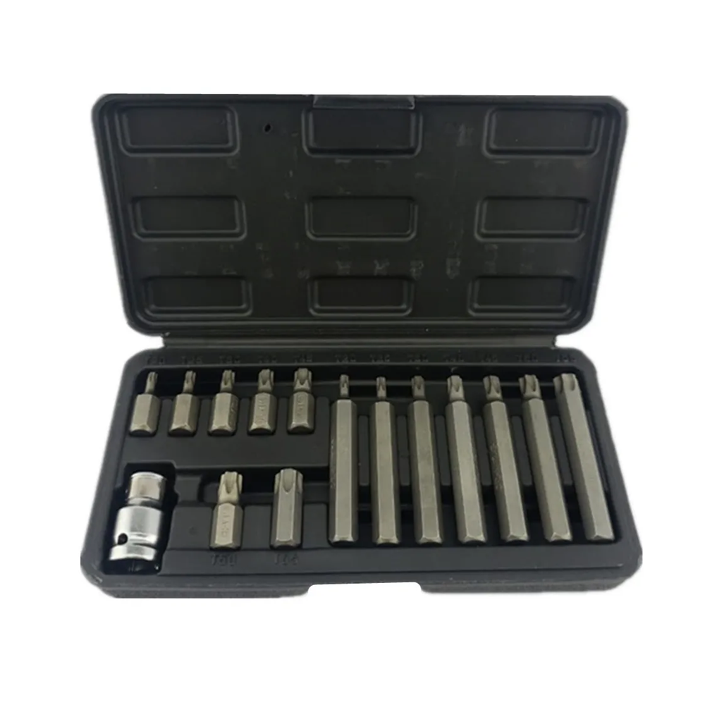 PUNTA MAKAWA JUEGO ESTRELLA TORX 15 PIEZAS MK0782 - 1
