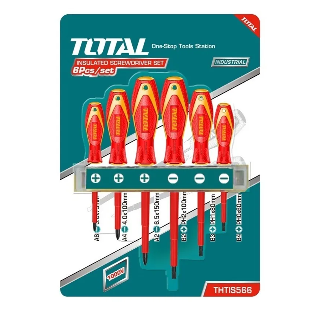 SET DESTORNILLADORES ELECTRICOS 6 PIEZAS TOTAL THTIS566 - 1