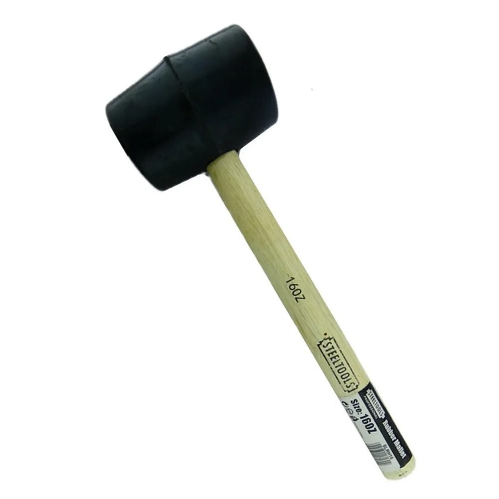 COMBO MARTILLO STEELTOOLS MAZO MACETA GOMA 16OZ SLRH16 - 1