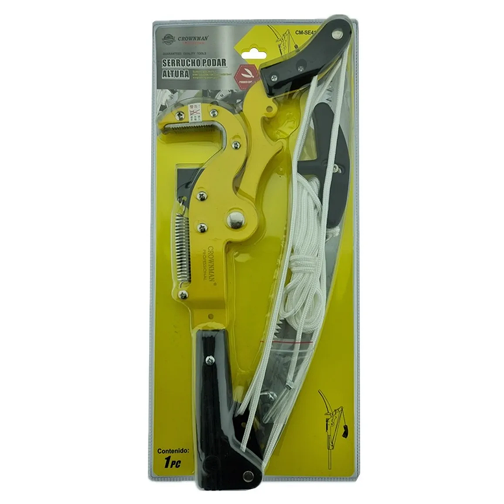 PODADOR CROWNMAN ALTURA MANUAL TIJERA SERRUCHO ARBOL - 1