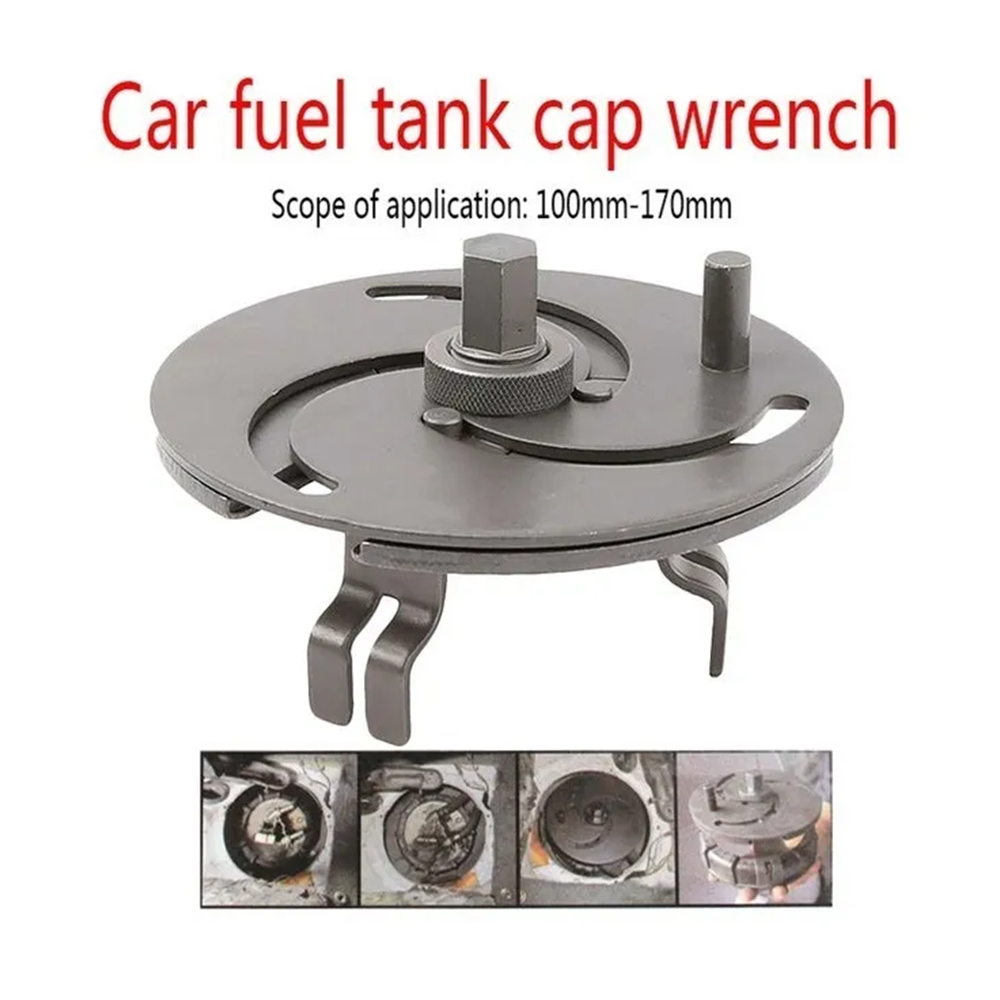 LLAVE EXTRACTOR TAPA TANQUE BOMBA GASOLINA UNIVERSAL 3 PATAS - 3