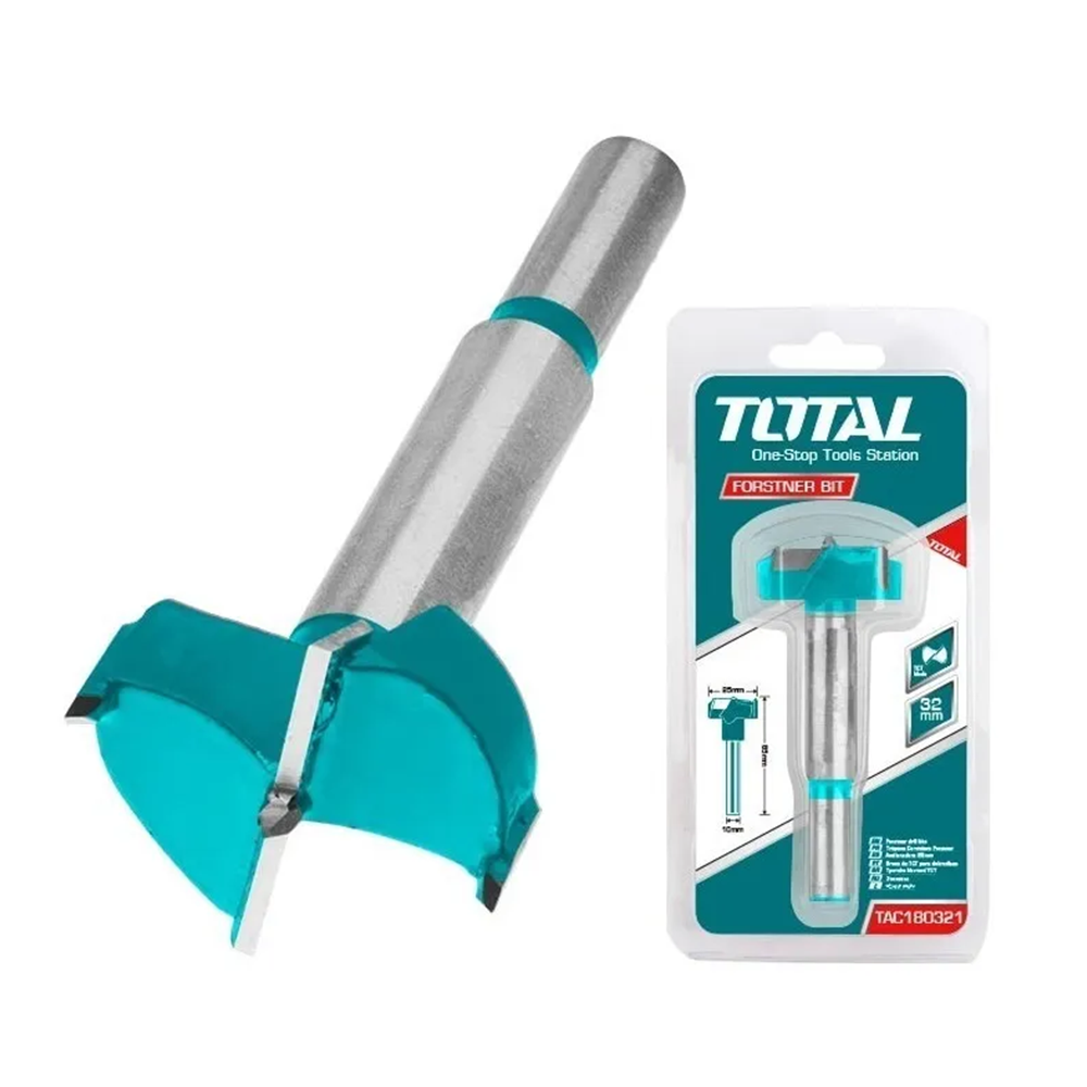 BROCA TOTAL TOOLS FORTSNER MADERA 32MM TAC180321 - 1