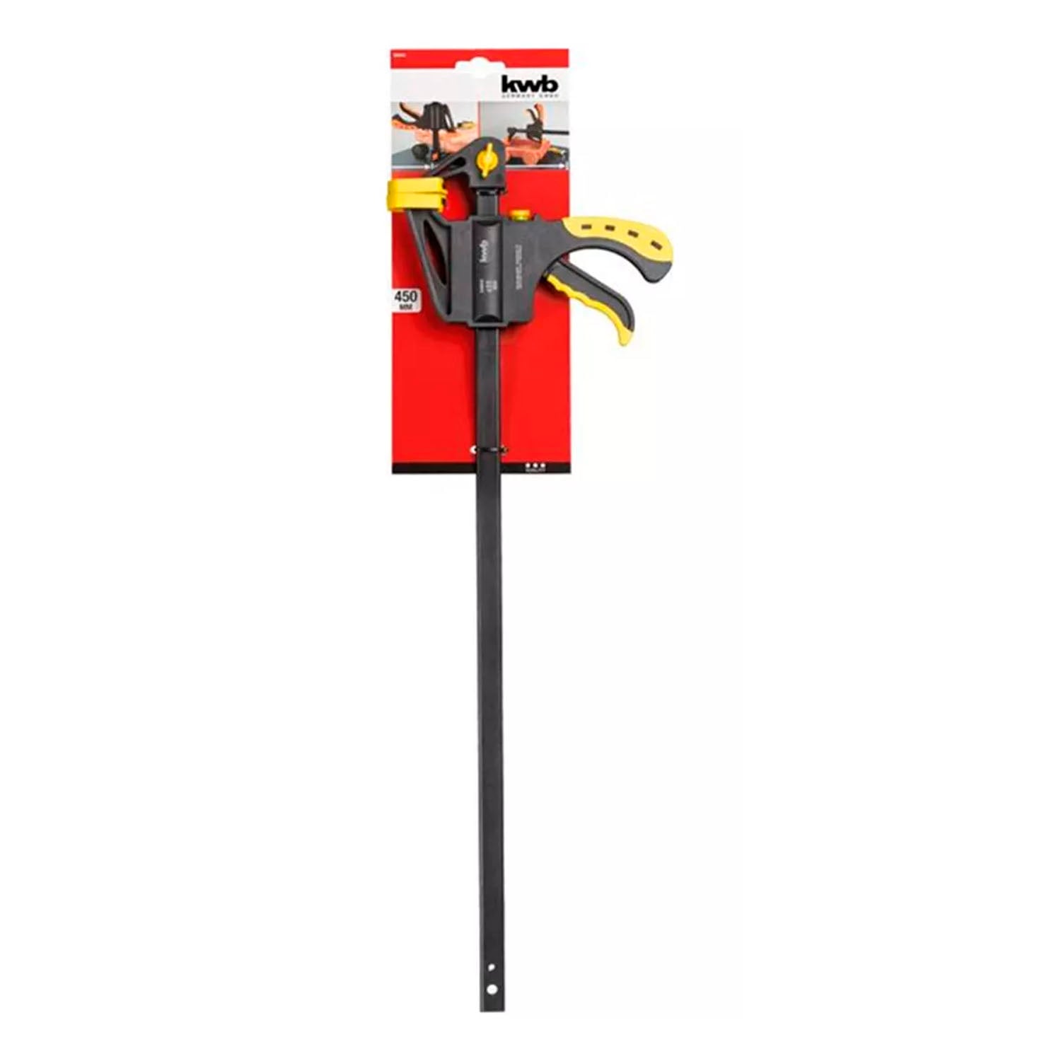 PRENSA RAPIDA MADERA CARPINTERO 450MM KWB 930045 - 1