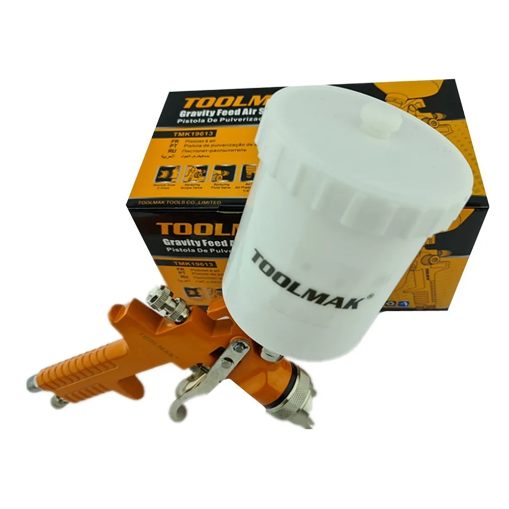 PISTOLA TOOLMAK PINTURA AIRE H.V.L.P 1.4MM 680CC TMK19613 - 2