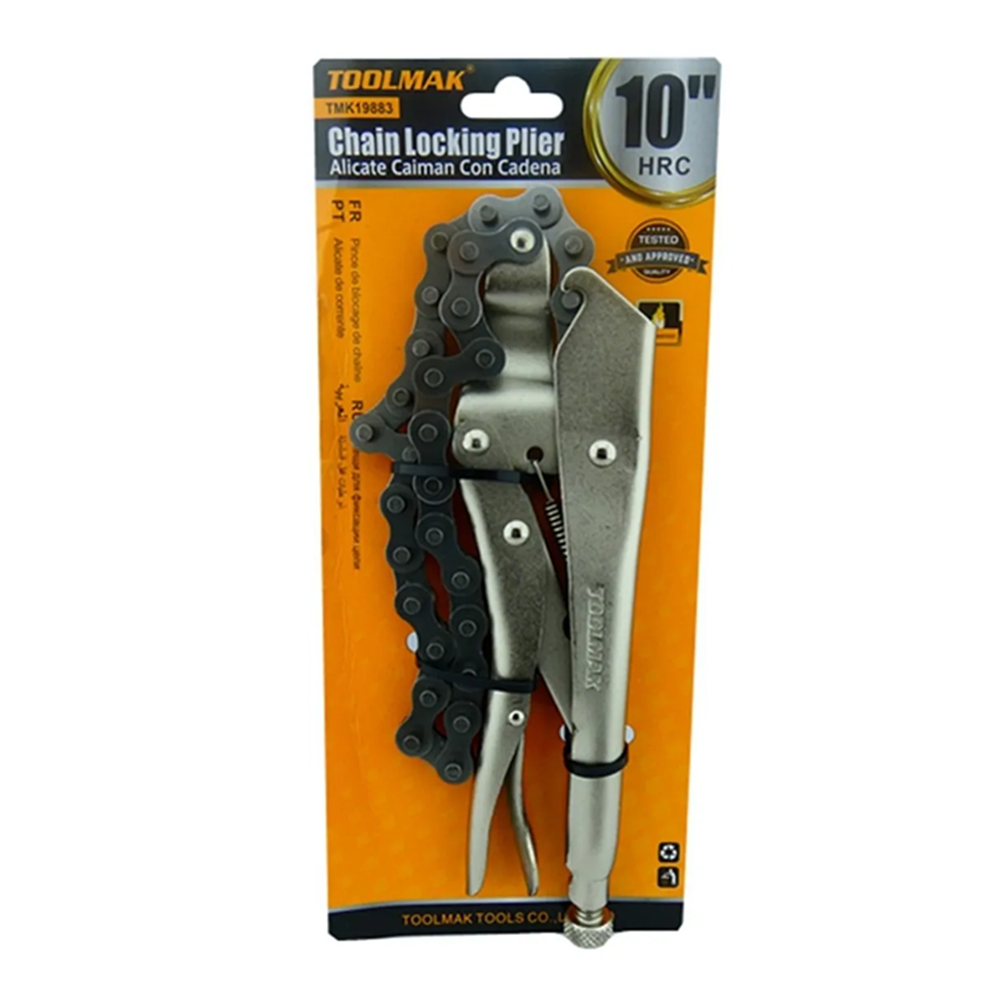 ALICATE TOOLMAK PRESION CAIMAN TIPO CADENA 10" TMK19883 - 1