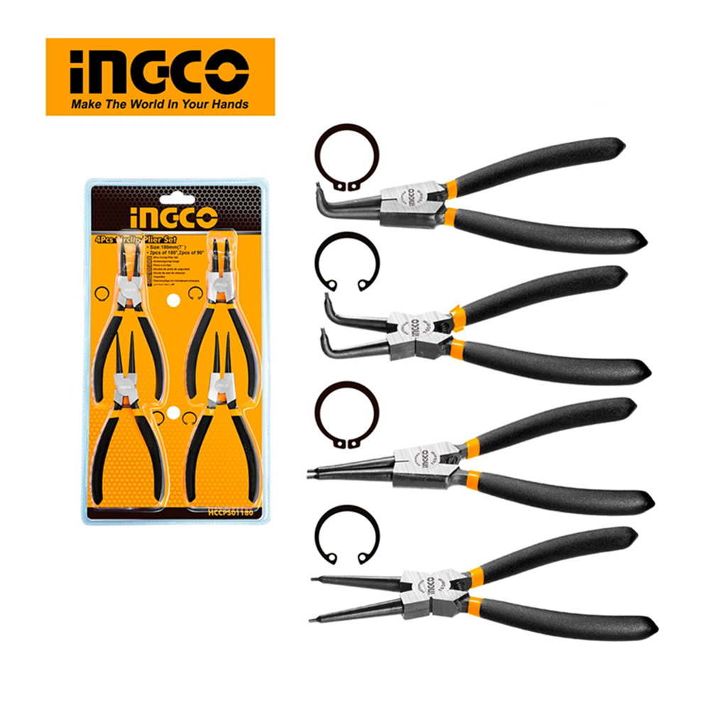 SET ALICATES INGCO HCCPS01180 SACASEGUROS 7" - 2