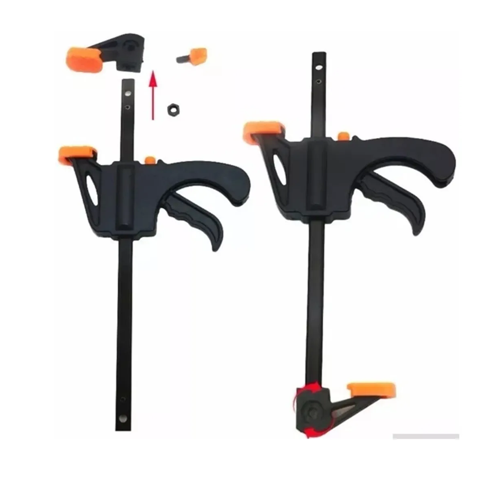 PACK PRENSA MAKAWA RAPIDA SARGENTO MADERA CARPINTERO 10" 2 PIEZAS - 3