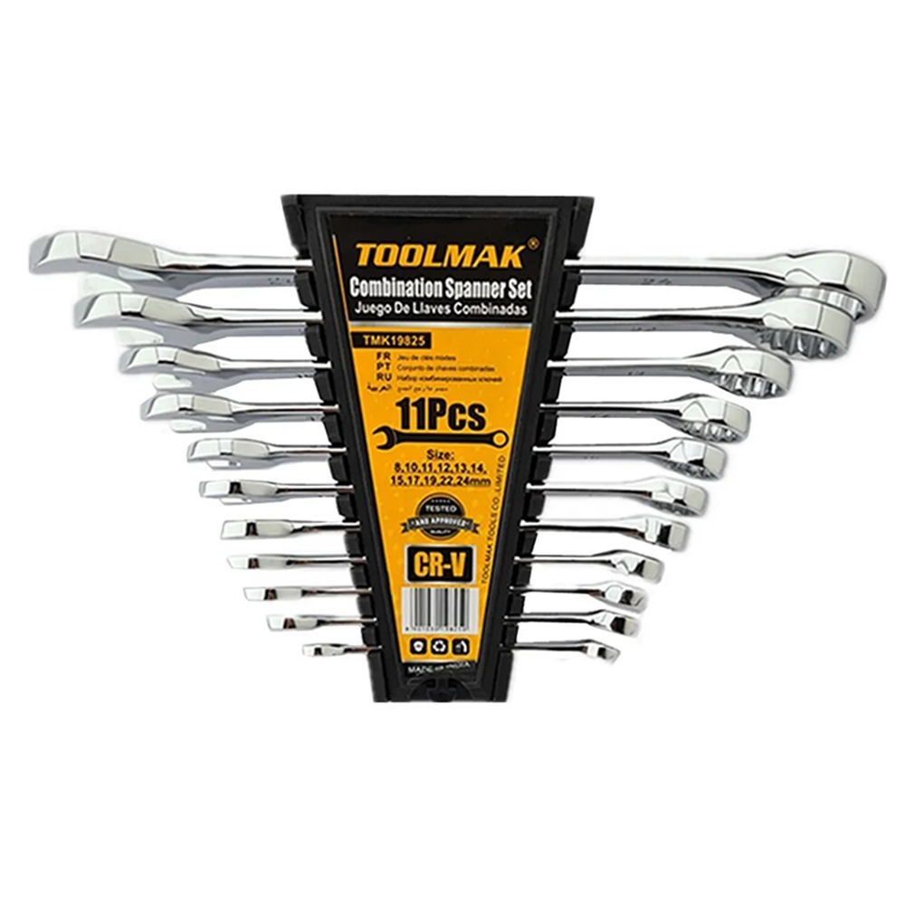 SET LLAVES TOOLMAK PUNTA CORONA TMK19825 11 PIEZAS - 1