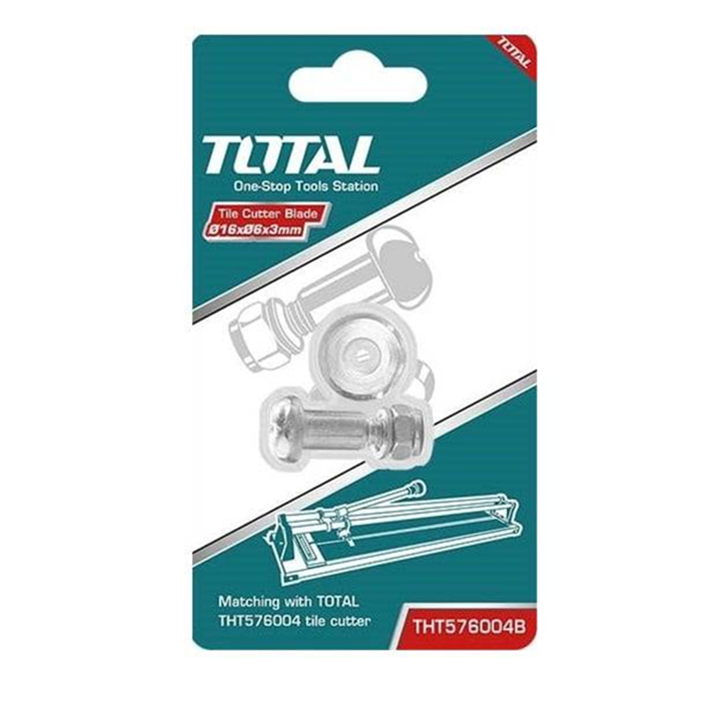 RUEDA TOTAL TOOLS THT576004B REPUESTO P/ CORTADORA CERAMICA 16X6X3 MM - 2