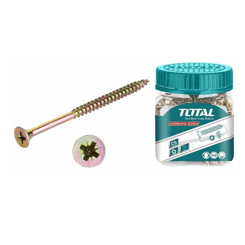 TORNILLO TOTAL TOOLS METAL MADERA AGLOMERADO 4.0 X 40MM 150 UNDS WJBS4004011 - 2