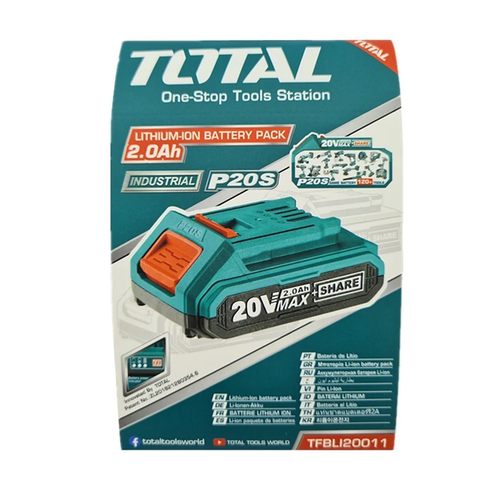 BATERÍA LITIO-ION 20V 2AH TOTAL TFBLI20011 - 3