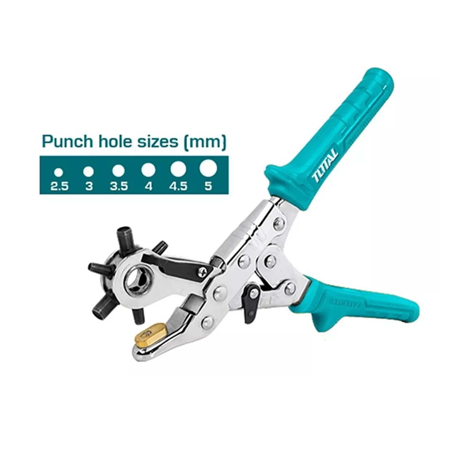 ALICATE TOTAL TOOLS SACABOCADO PERFORADOR THT33526 - 4