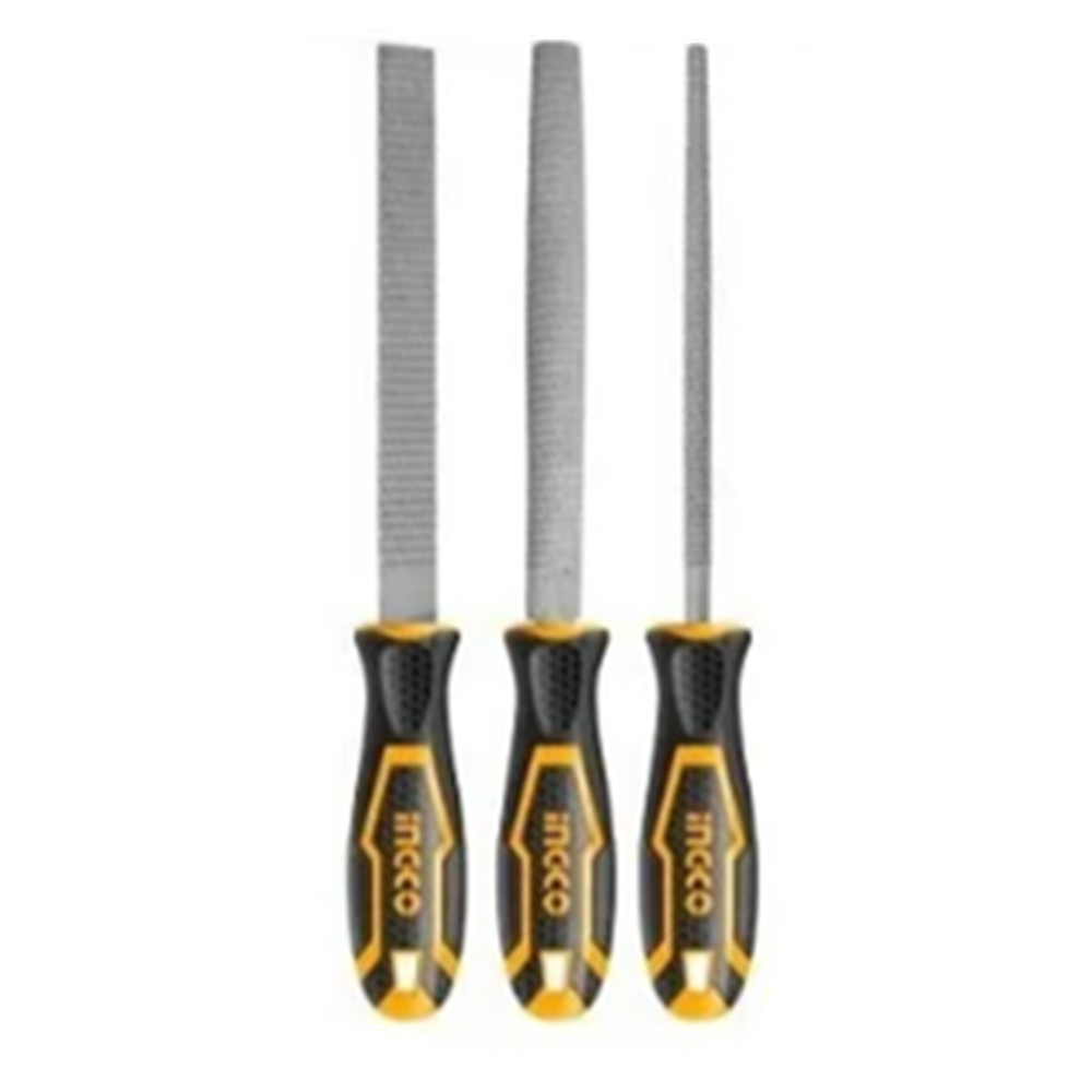 SET LIMAS INGCO ESCOFINAS MADERA 8" HKTFW0308 3 PIEZAS - 1