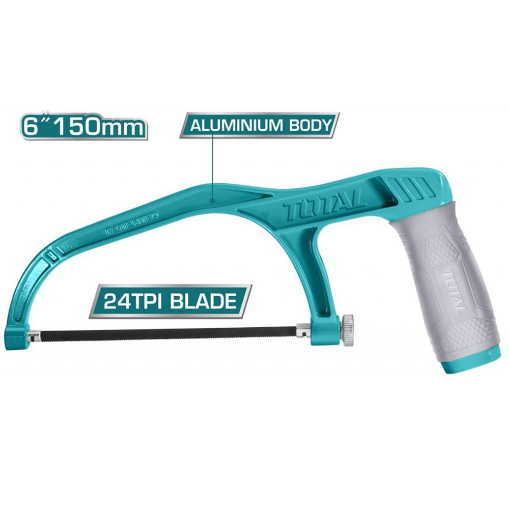 MINI ARCO TOTAL TOOLS THMHF1503 SIERRA METALES 6" - 2