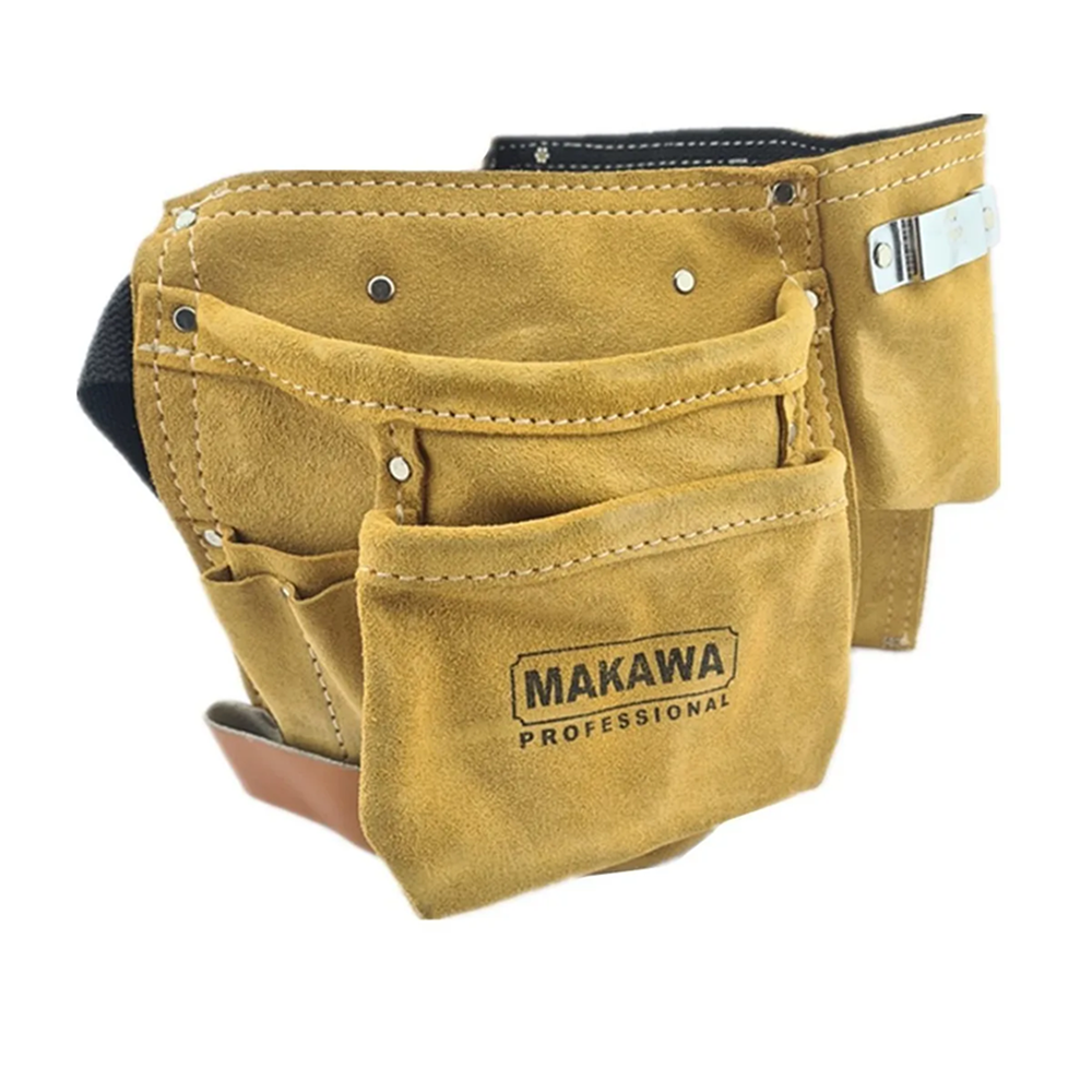 COLETO MAKAWA CARPINTERO PORTAHERRAMIENTA DOBLE CUERO MKET02 - 3