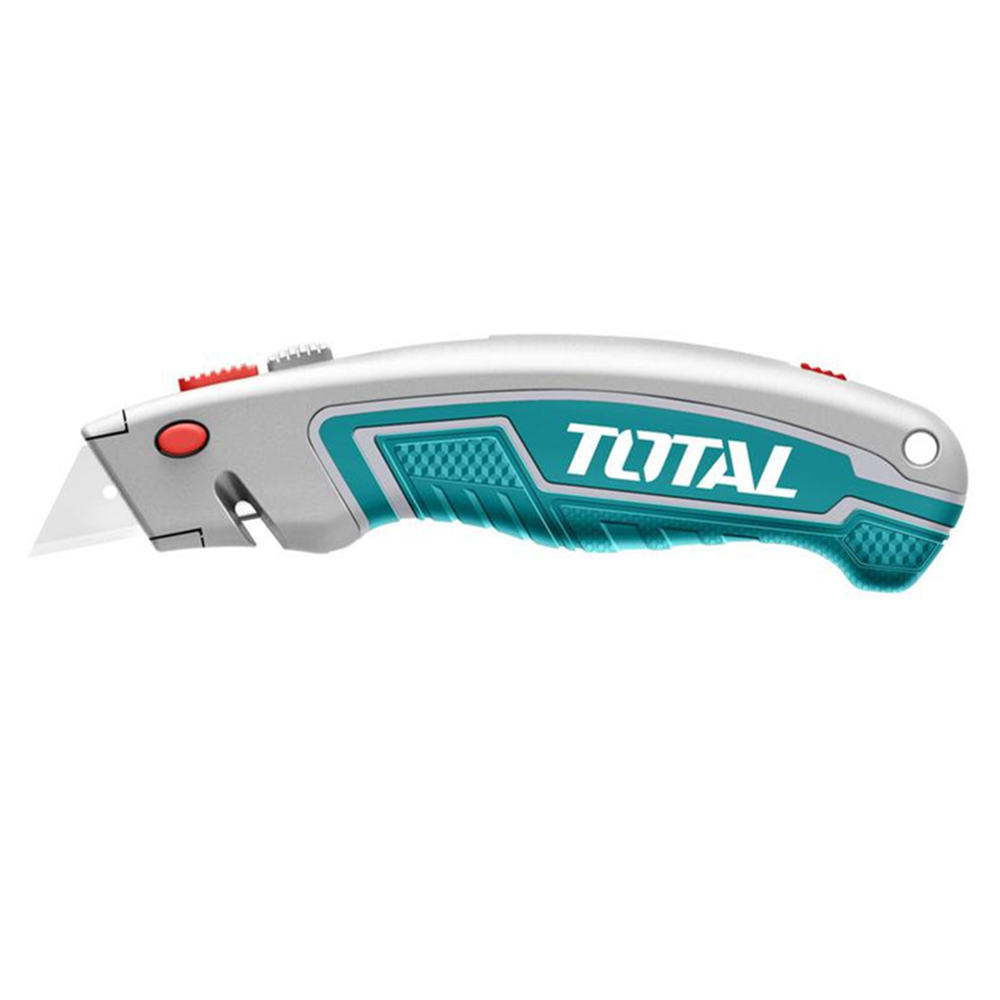 CUCHILLO TOTAL TOOLS CARTONERO RETRÁCTIL THT5126128 - 1