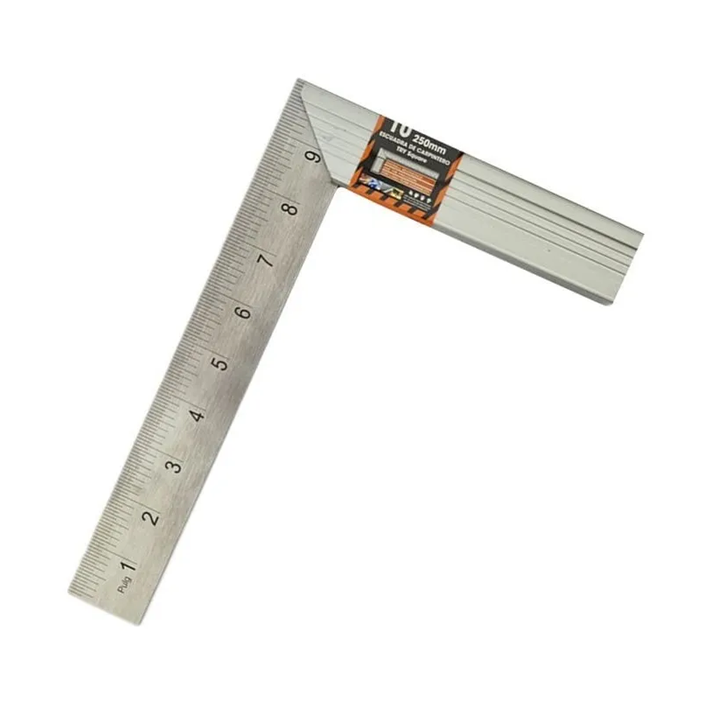 ESCUADRA CARPINTERO MAKAWA ACERO ESQUINA 10" TEMPLADO MK0245 - 1