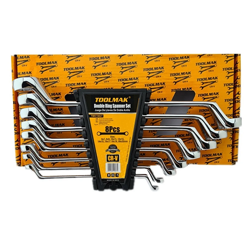 SET LLAVES TOOLMAK CURVA CORONA TMK19827 8 PIEZAS - 2