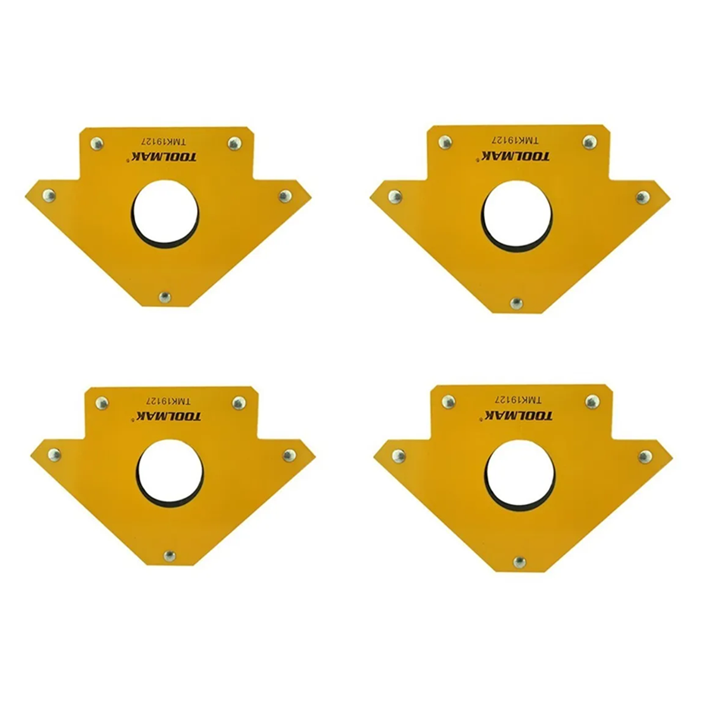 PACK ESCUADRA TOOLMAK MAGNETICA 50 LBS 4" 4 PIEZAS - 1