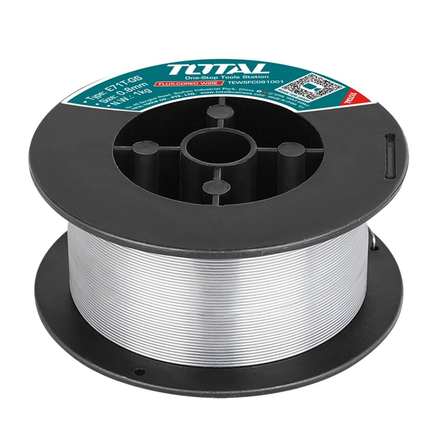 ALAMBRE PARA SOLDAR MIG FLUX 0.8 MM ROLLO 1 KILO TOTAL - 1